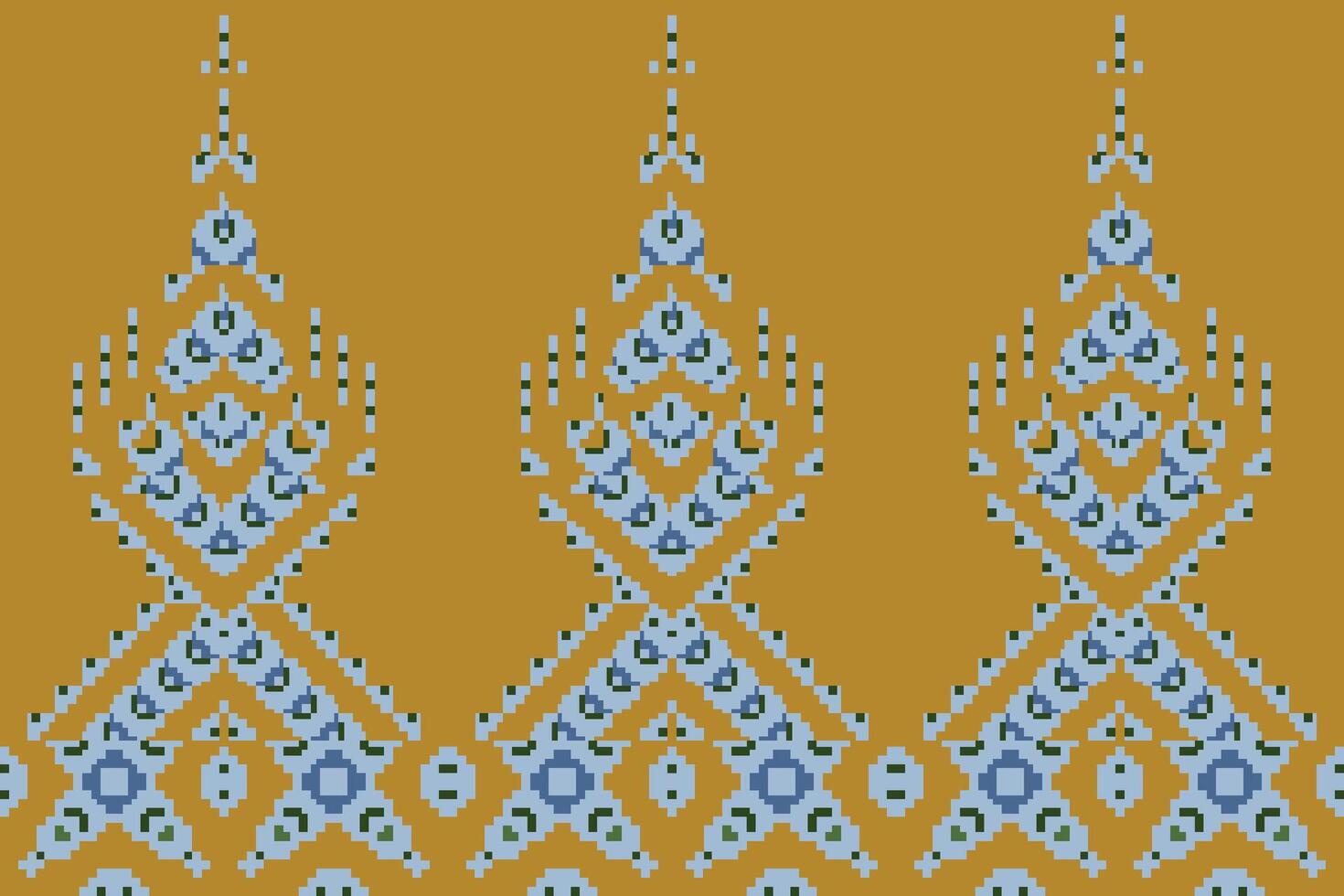 Classic Traditional Dress Patternfolk Embroidery, Aztec Geometric Ornament Print. Design for Carpet, Wallpaper, Clothing, Wrapping, Fabric vector