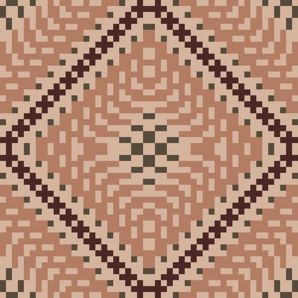 Ethnic Decoration Colorful Abstract Geometric Patternfolk Embroidery, Aztec Geometric Ornament Print. Design for Carpet, Wallpaper, Clothing, Wrapping, Fabric vector