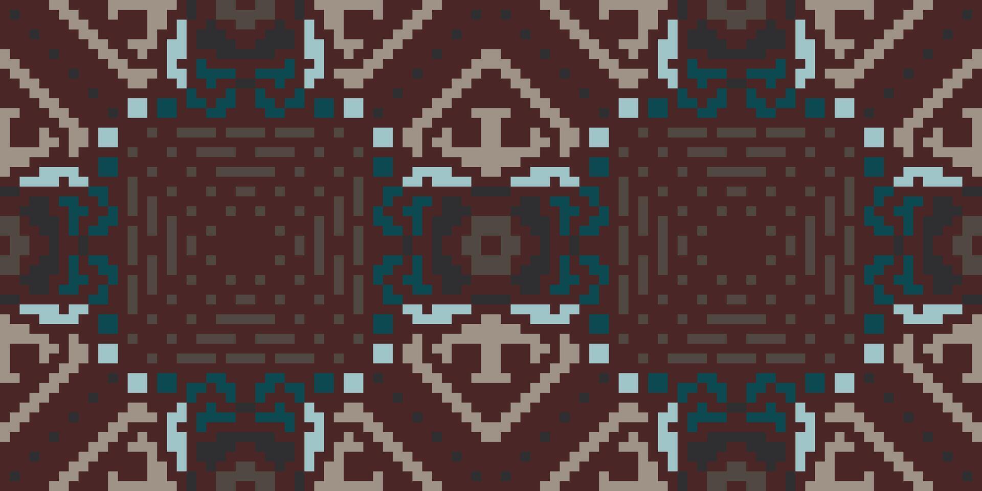 Aztec Ethnic Design Patternfolk Embroidery, Aztec Geometric Ornament Print. Design for Carpet, Wallpaper, Clothing, Wrapping, Fabric vector