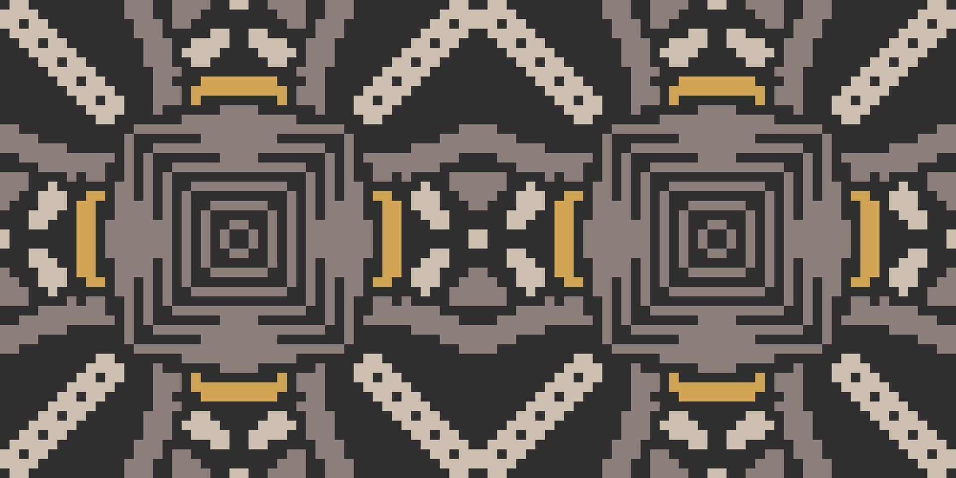 Sari Pattern Ikat Weaving Patternfolk Embroidery, Aztec Geometric Ornament Print. Design for Carpet, Wallpaper, Clothing, Wrapping, Fabric vector
