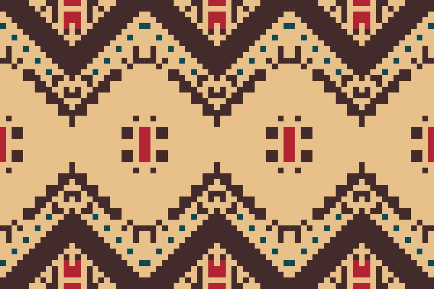 Tribal Geometric Patternsfolk Embroidery, Aztec Geometric Ornament Print. Design for Carpet, Wallpaper, Clothing, Wrapping, Fabric vector