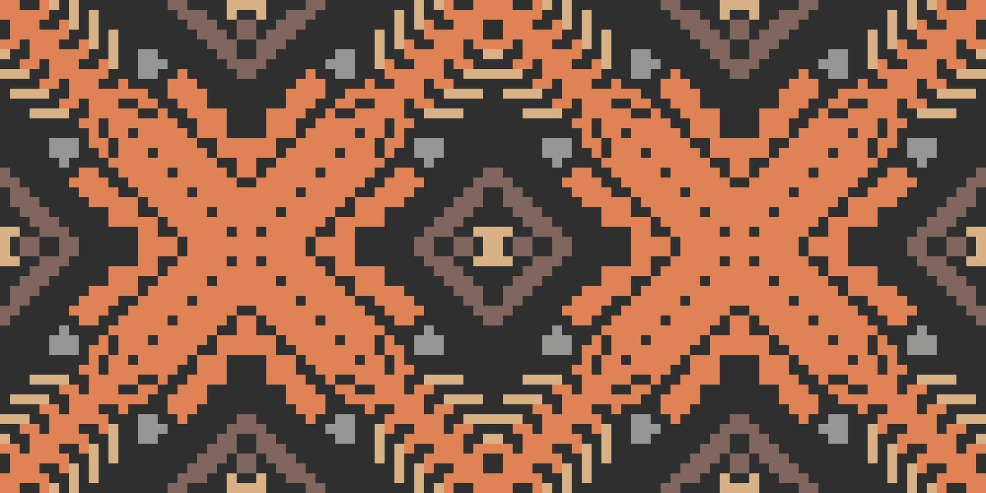 Geometry Shapes Traditional Kimono Patternfolk Embroidery, Aztec Geometric Ornament Print. Design for Carpet, Wallpaper, Clothing, Wrapping, Fabric vector