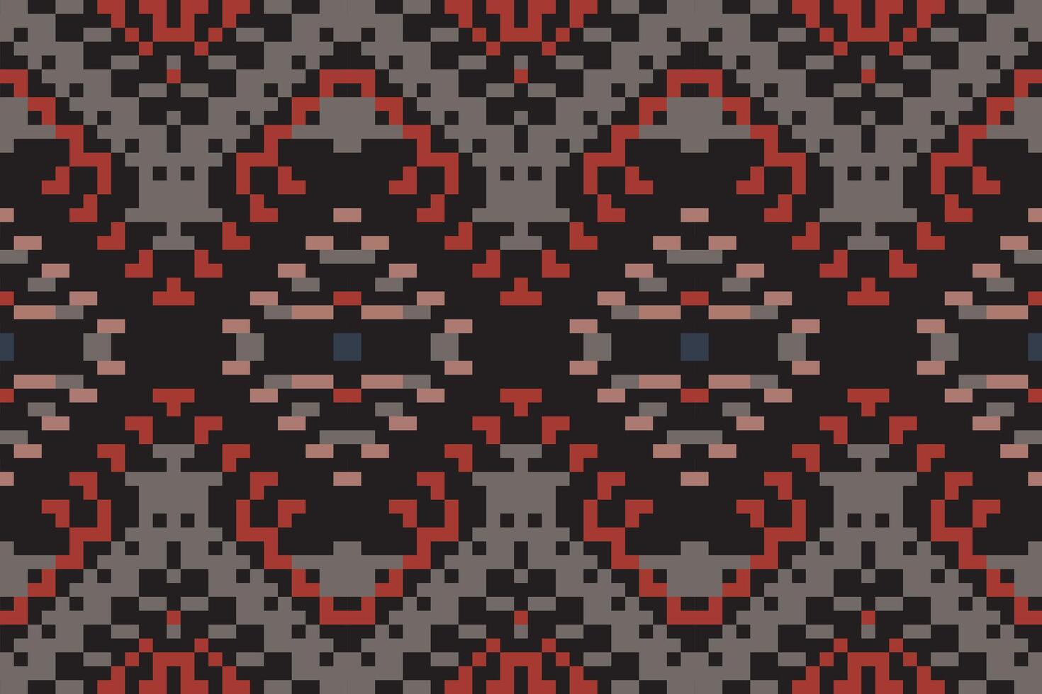 Fabric Texture Geometric Abstract Patternfolk Embroidery, Aztec Geometric Ornament Print. Design for Carpet, Wallpaper, Clothing, Wrapping, Fabric vector
