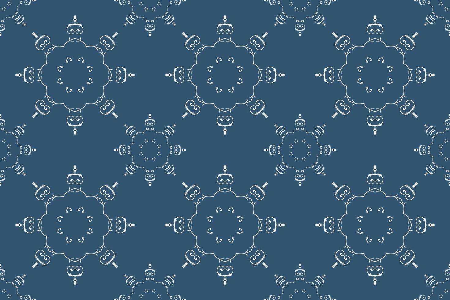 Damask Patterns Repeating Pattern Abstract Geometric Pattern With Stripes Lines Folk Embroidery, Aztec Ornament Print. Design for Carpet, Wallpaper, Clothing, Wrapping, Fabric vector