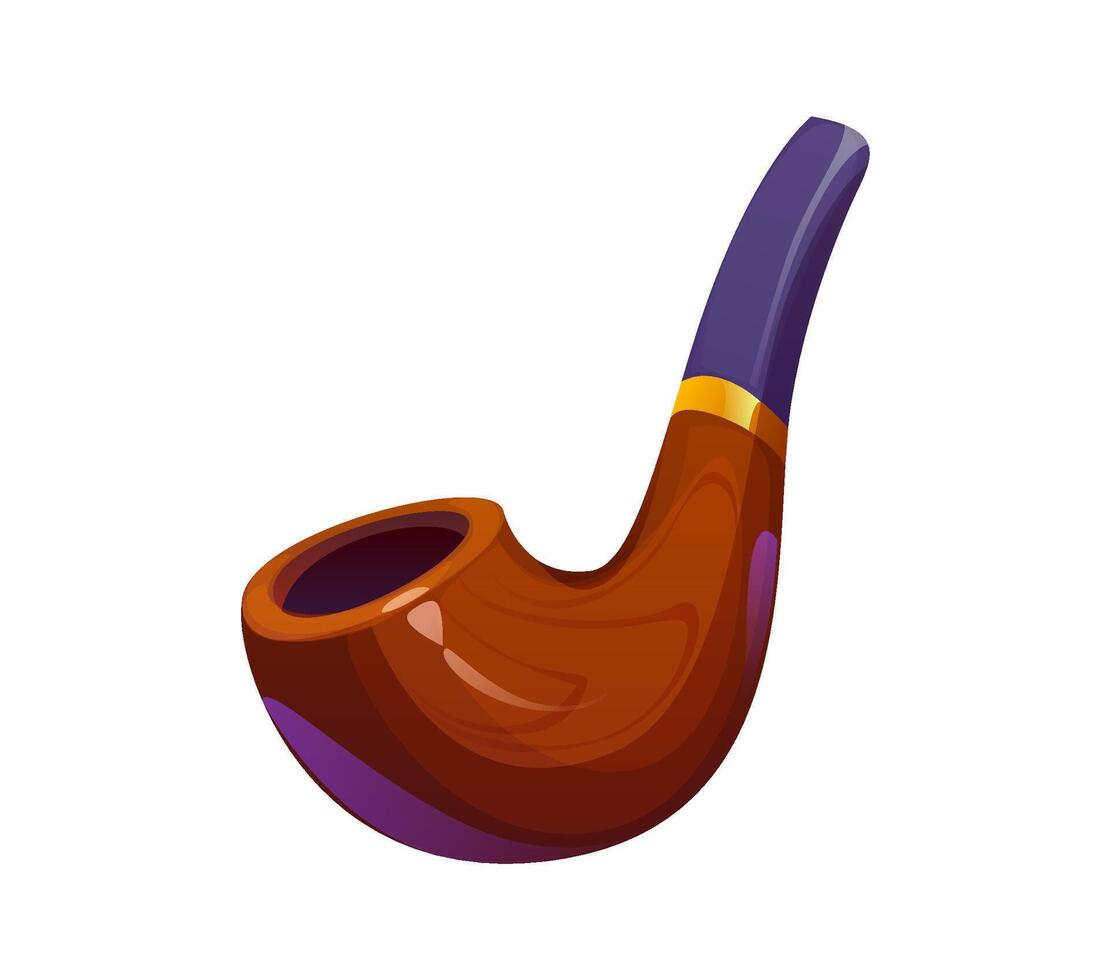 Western smoking pipe cowboy font type letter J vector