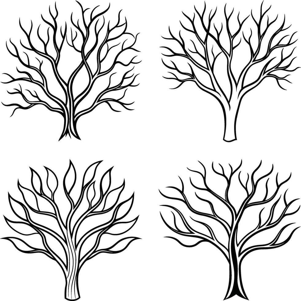 Minimalist Flowing Line Art vector