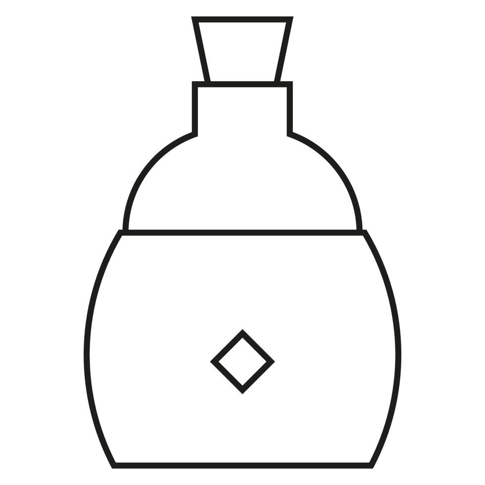 Calabash Man Icon with Line Style vector