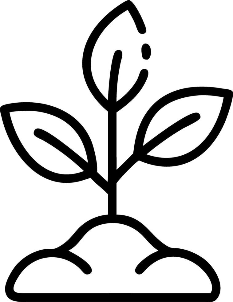 Plant icon illustration vector