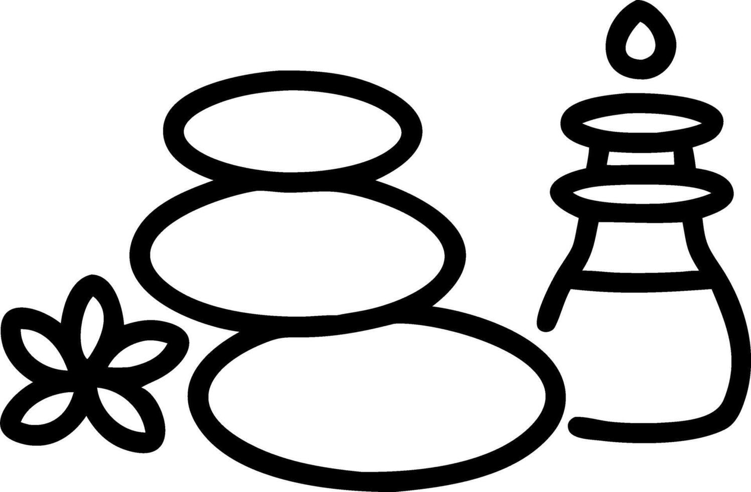 Spa and massage clip art vector