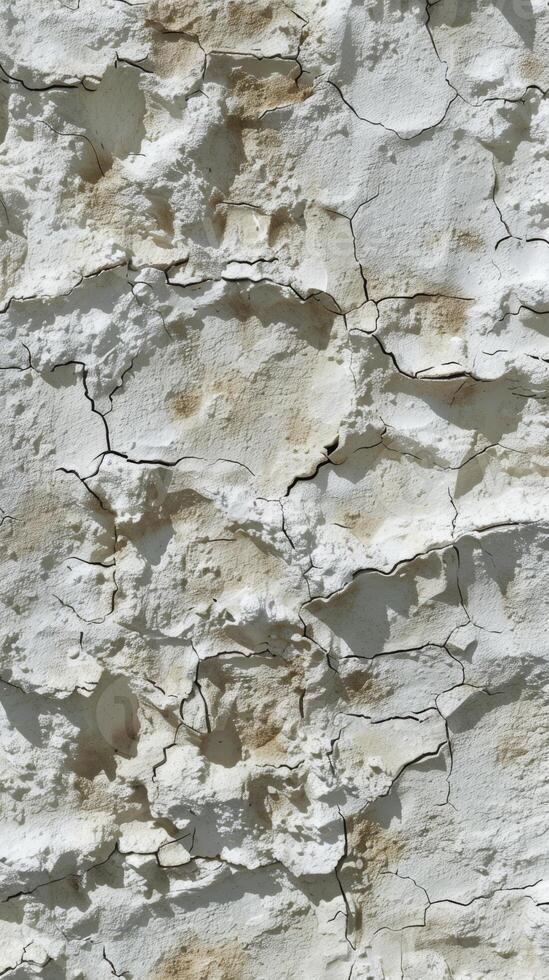 A close up of a white painted wall photo