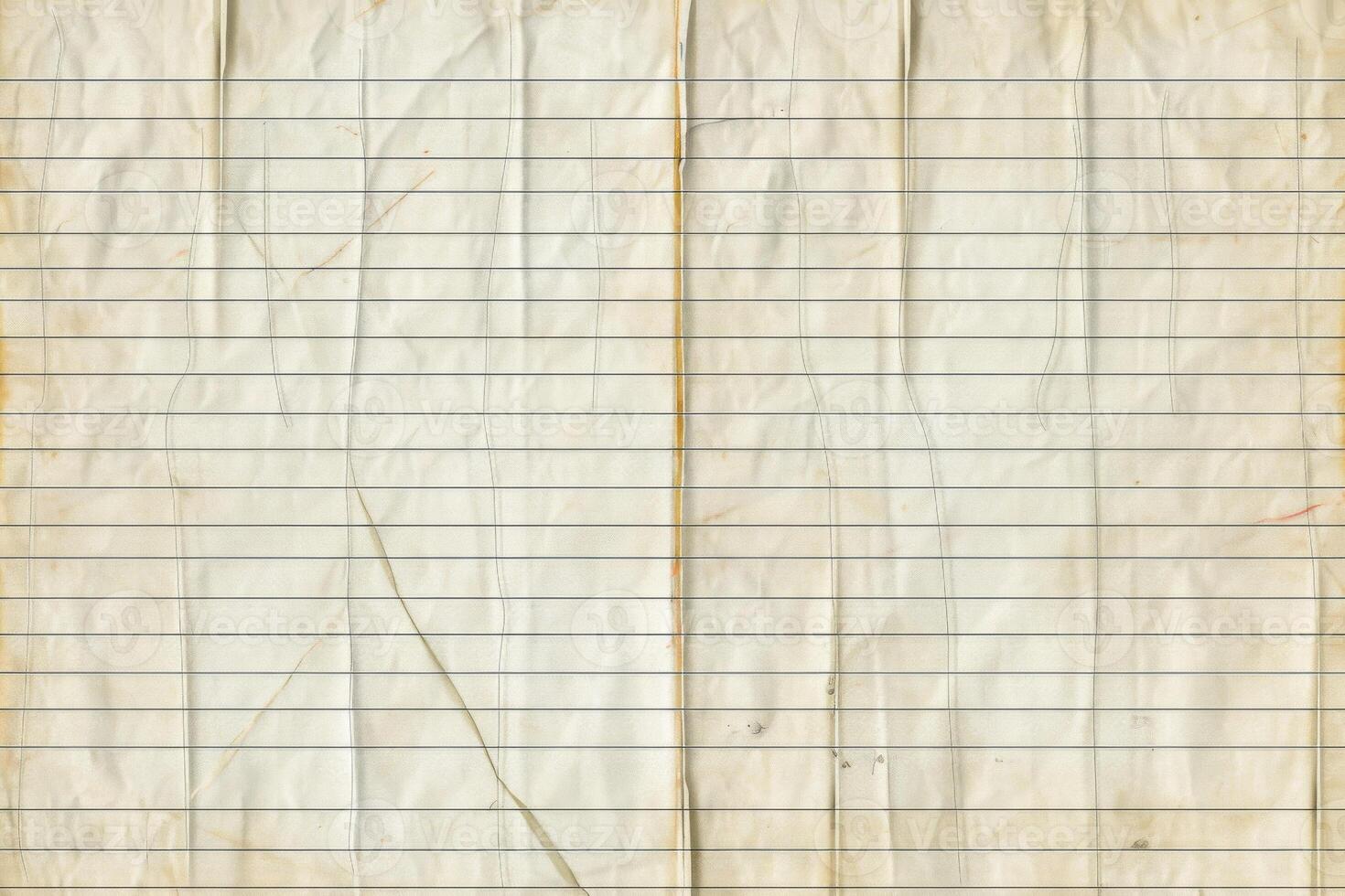Old paper with lines and a blank page photo