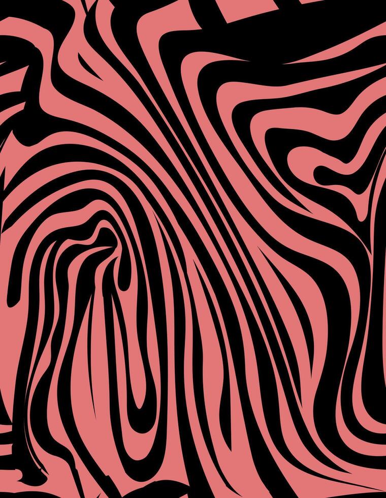 Bengal tiger skin seamless print in orange and black color vector