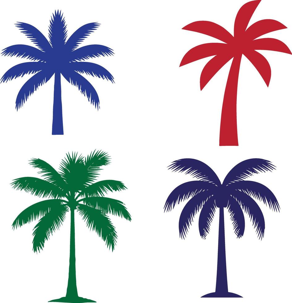 palm tree vectors illustration