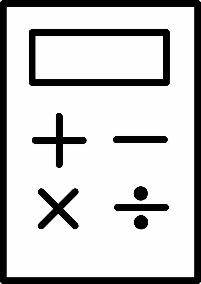Small calculator icon in filled, thin line, outline and stroke style. illustration of black small calculator icons designs can be used for mobile, ui, vector