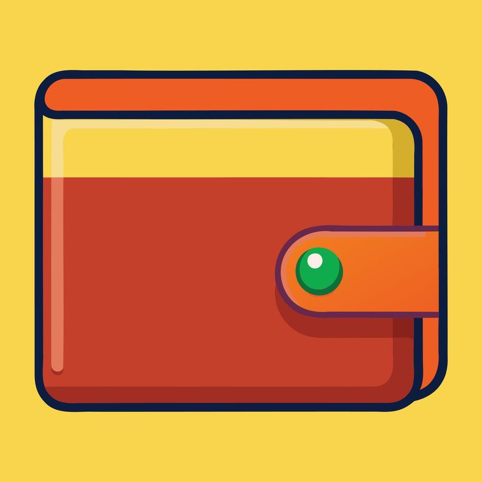 Fashionable Wallet Design vector