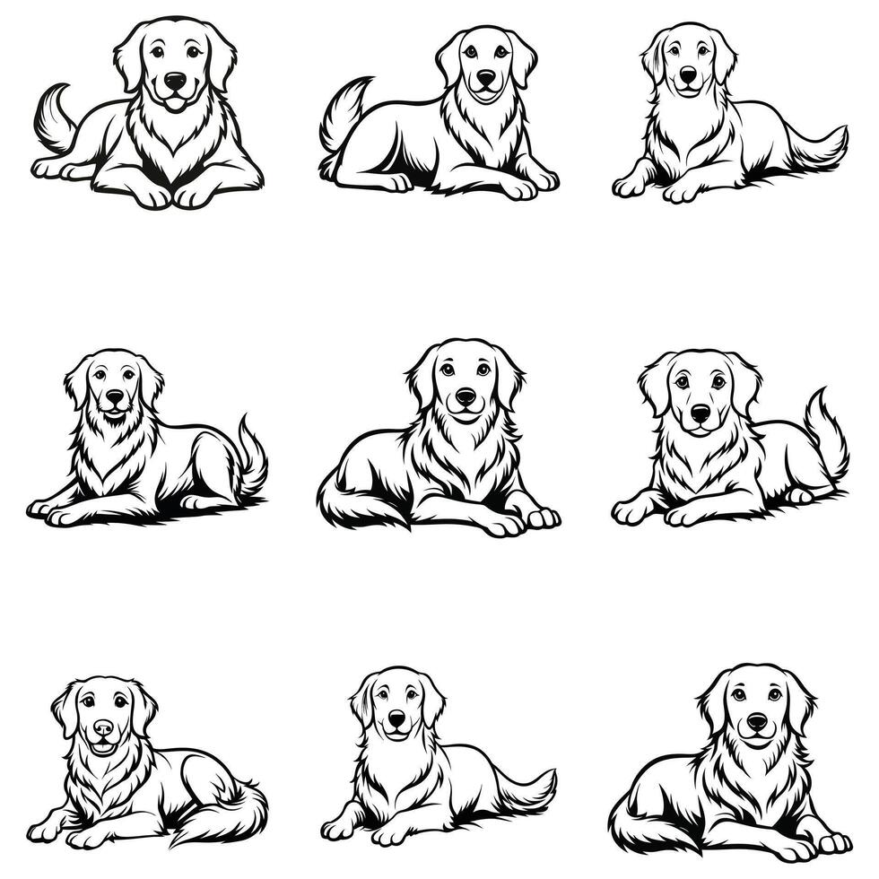 Life Is Better With A Golden Retriever vector