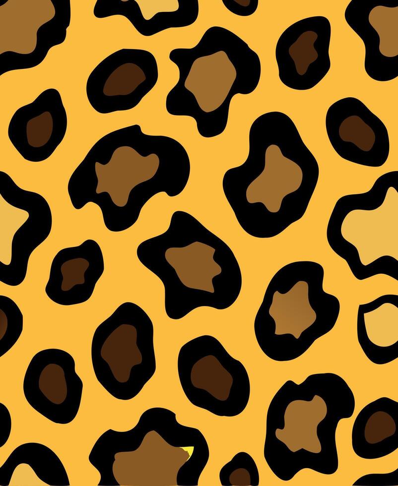 Leopard Print Pattern - Stylish Animal Print Design vector