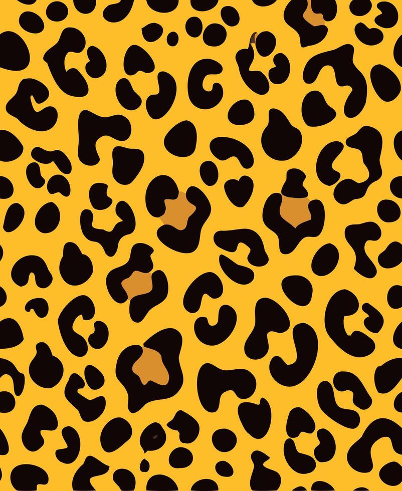 Leopard Print Pattern - Seamless Wild Animal Texture vector
