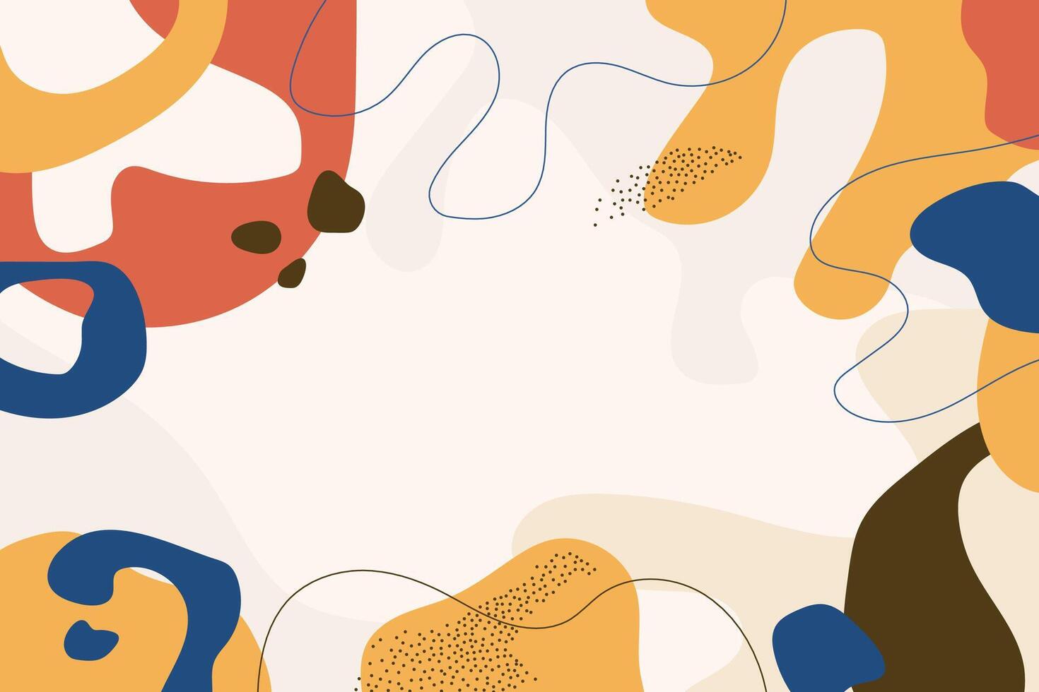 Abstract background design in flat design vector