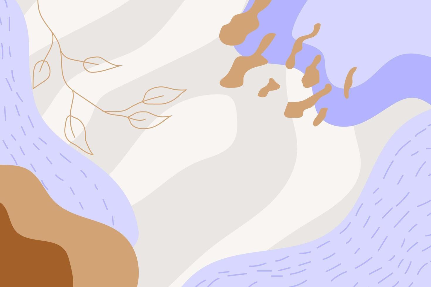 Abstract hand drawn background with soft colors vector