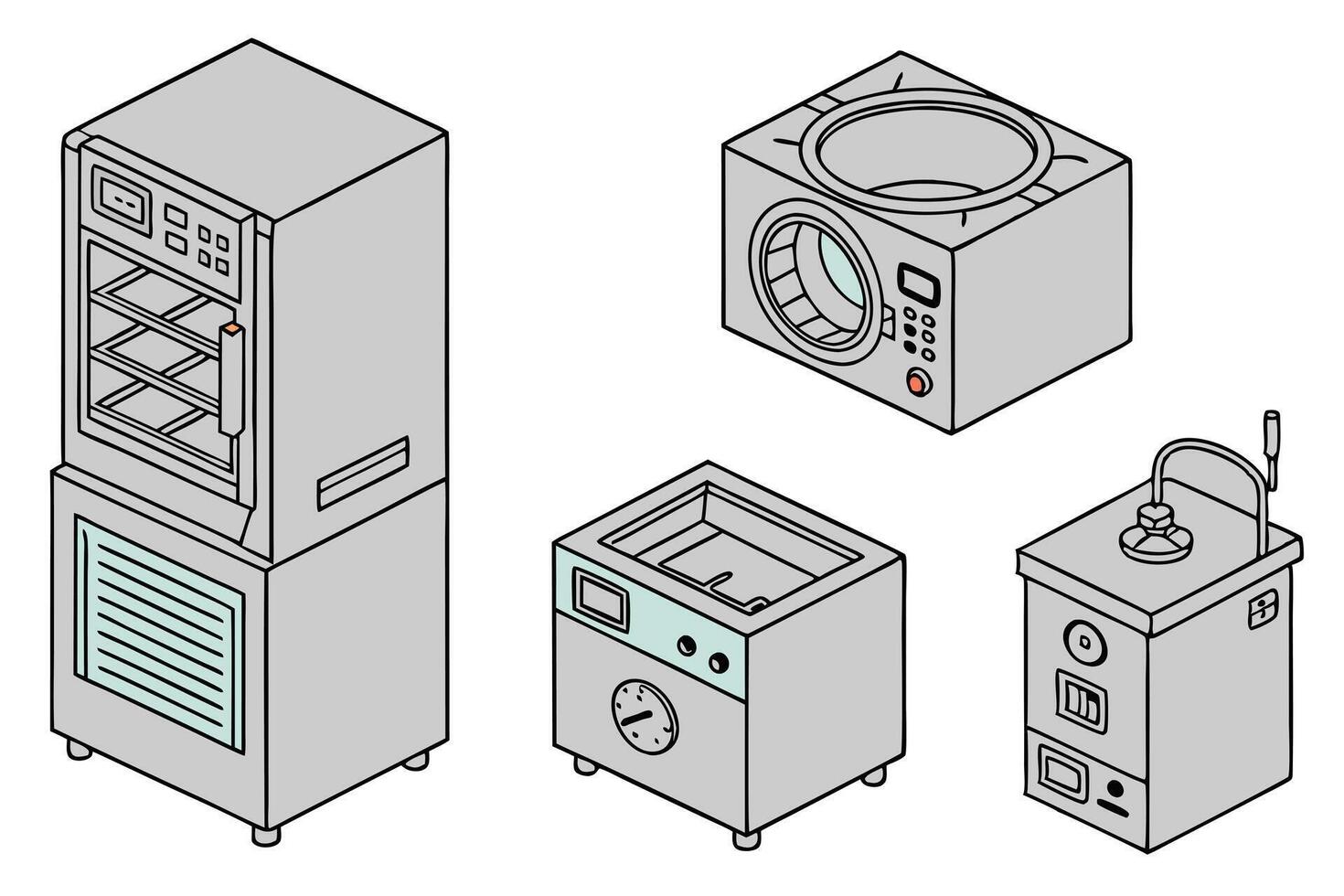 Autoclaves High-Pressure Solutions for Infection Control vector