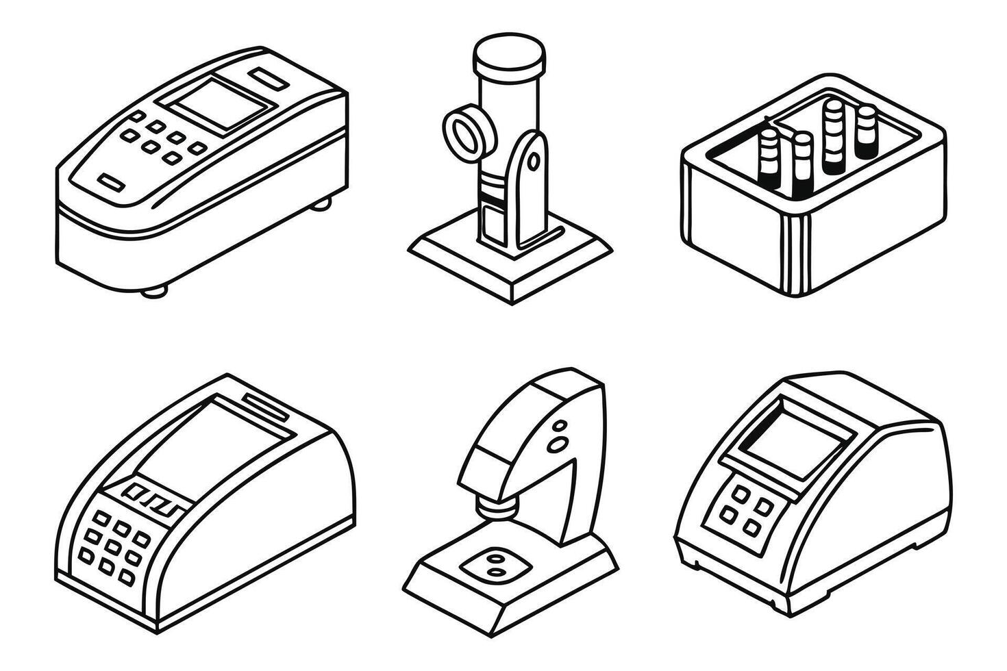 Spectrophotometer A Key Instrument in Analytical Chemistry vector