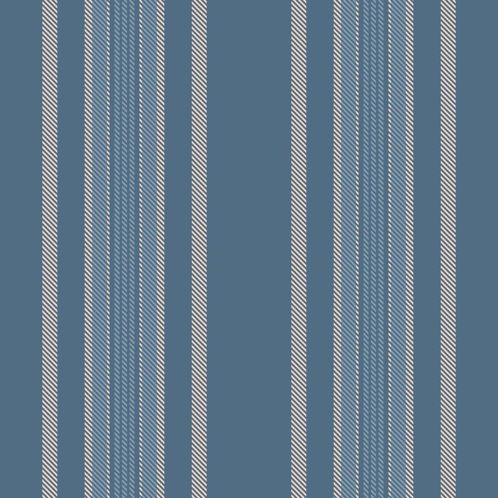 Elegant vertical stripes in calming blue and beige hues. Perfect for textile design, website backgrounds, or stationery. This sophisticated pattern evokes feelings of serenity and order. vector