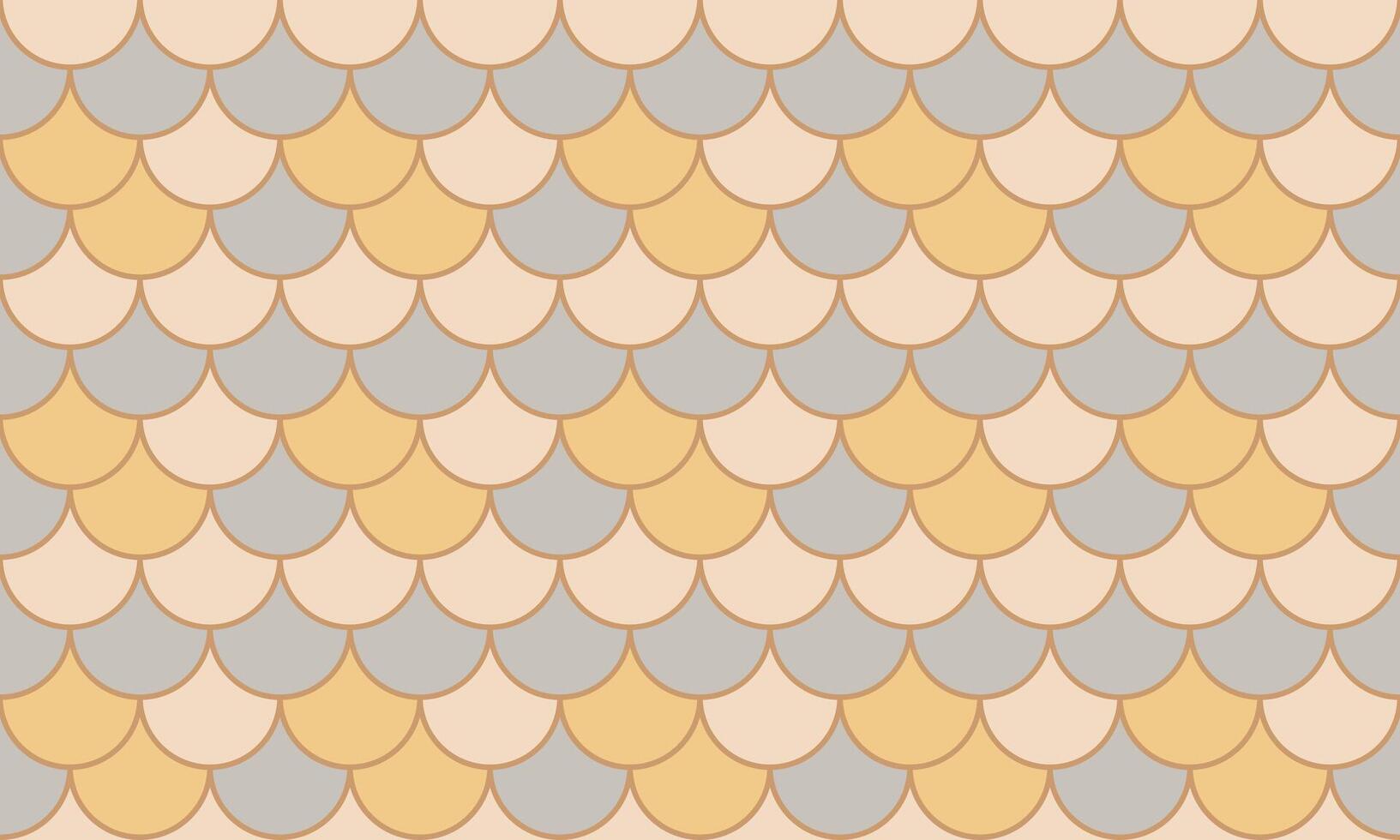 Elegant pasteltoned fish scale pattern. Perfect for backgrounds, textiles, or website design. This seamless, repeating design offers a subtle texture and calming aesthetic. vector