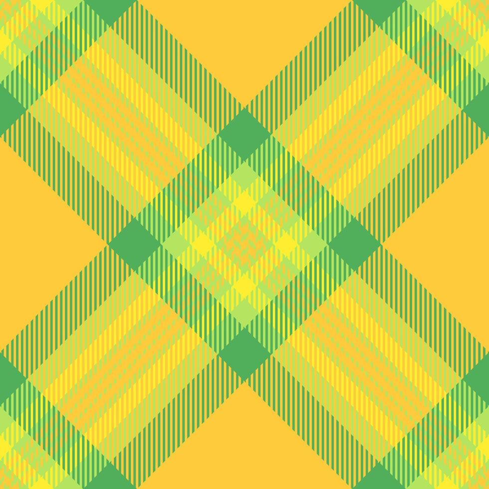 Vibrant yellow and green plaid pattern. Perfect for textile design, website backgrounds, or springsummer themed projects. This cheerful, geometric design evokes feelings of freshness and energy. vector