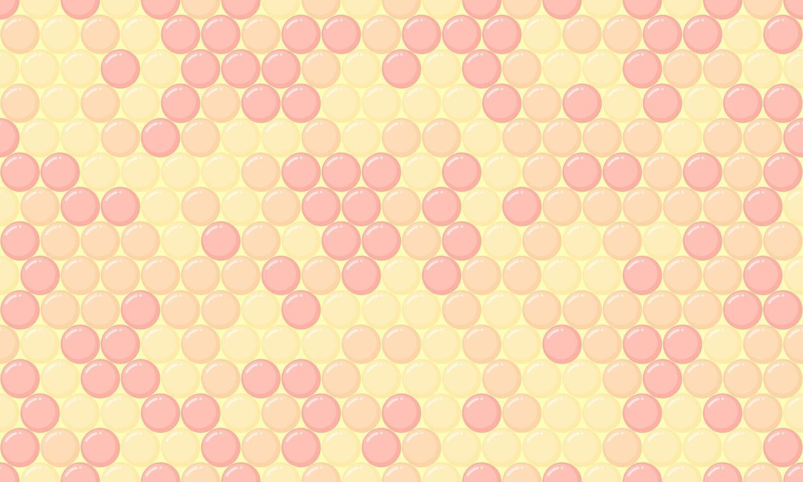 Abstract pastel pink and yellow circle pattern. Perfect for websites, backgrounds, presentations, and playful designs. vector