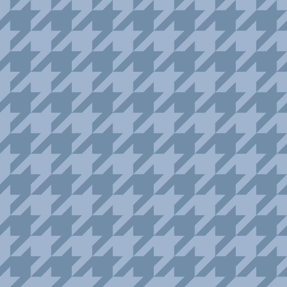 Elegant houndstooth pattern in muted blue tones. Perfect for textile design, website backgrounds, or fashionrelated projects. This classic design offers a sophisticated and timeless aesthetic. vector