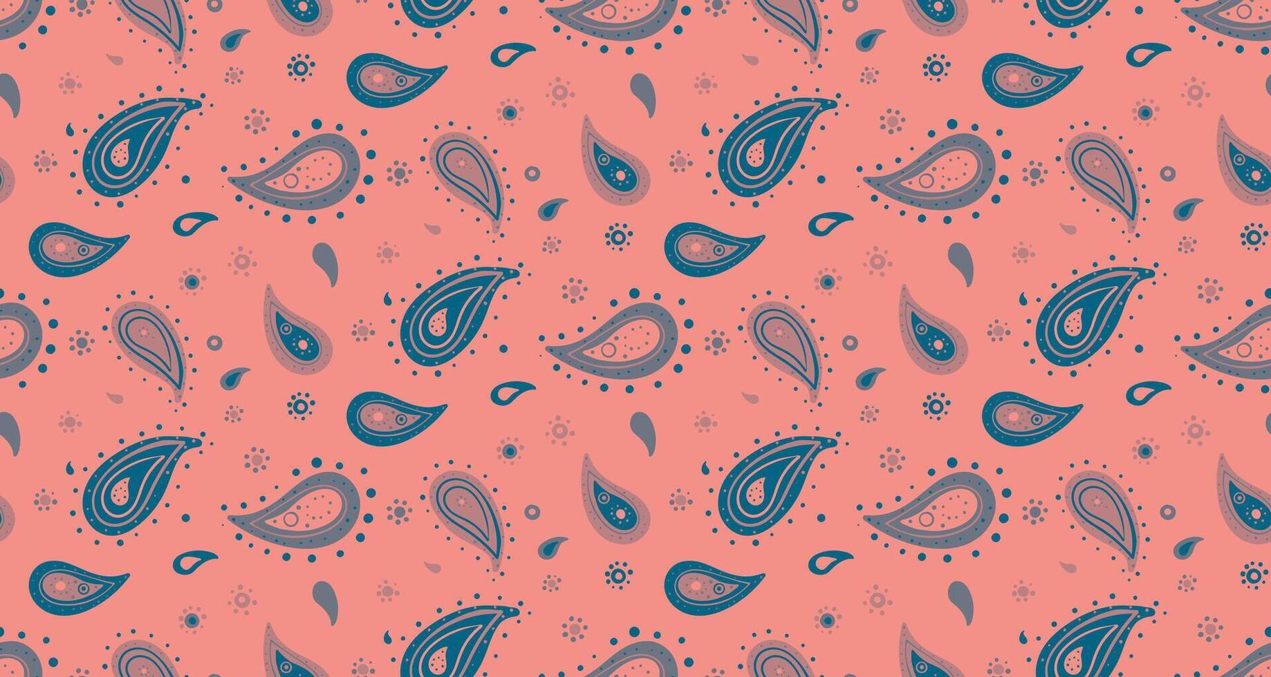 Effect linen of tile colours. Growth image as floral ornament. Detailed paisley with fashion droplet. vector