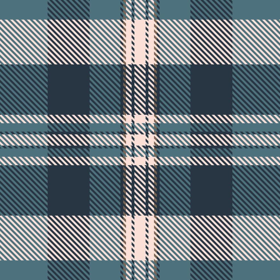 Spring plaid background, harmony seamless texture check. Livingroom pattern fabric tartan textile in cyan and dark colors. vector