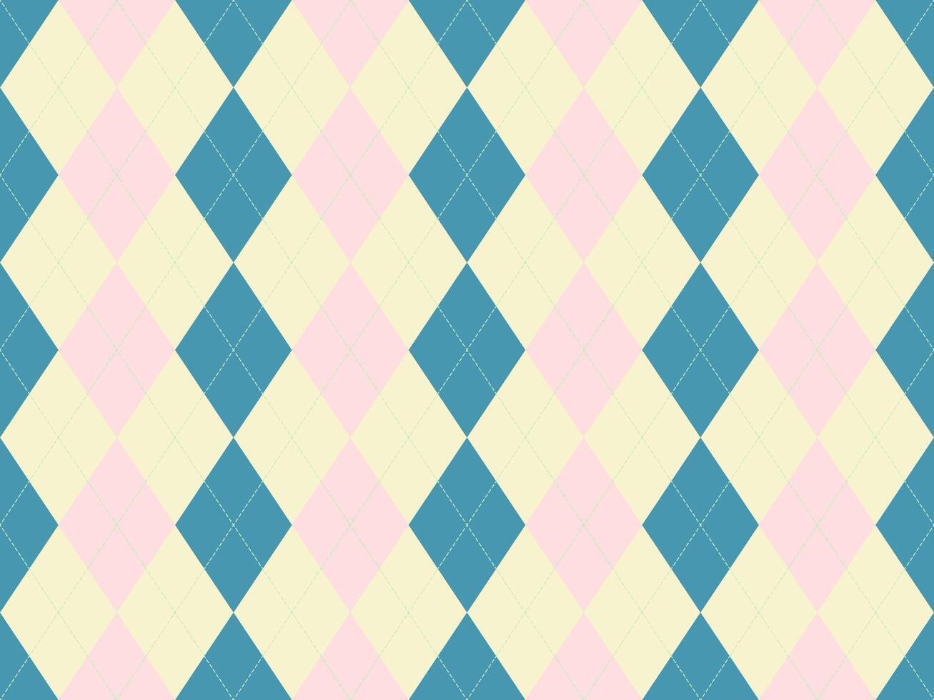 Elegant pastel argyle pattern. Perfect for backgrounds, textiles, or branding. Subtle, stylish, and versatile design. Evokes feelings of sophistication and calm. vector
