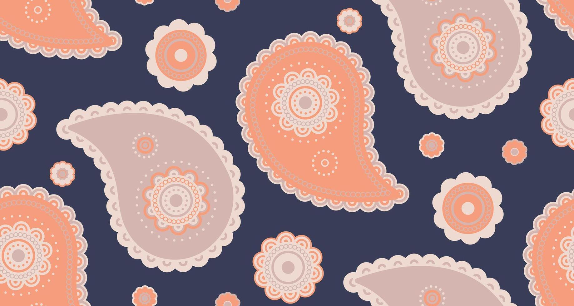 Tissue nature to print flourish. Stylish tranquility on contrast paisley. Art leaf with springtime colours. vector