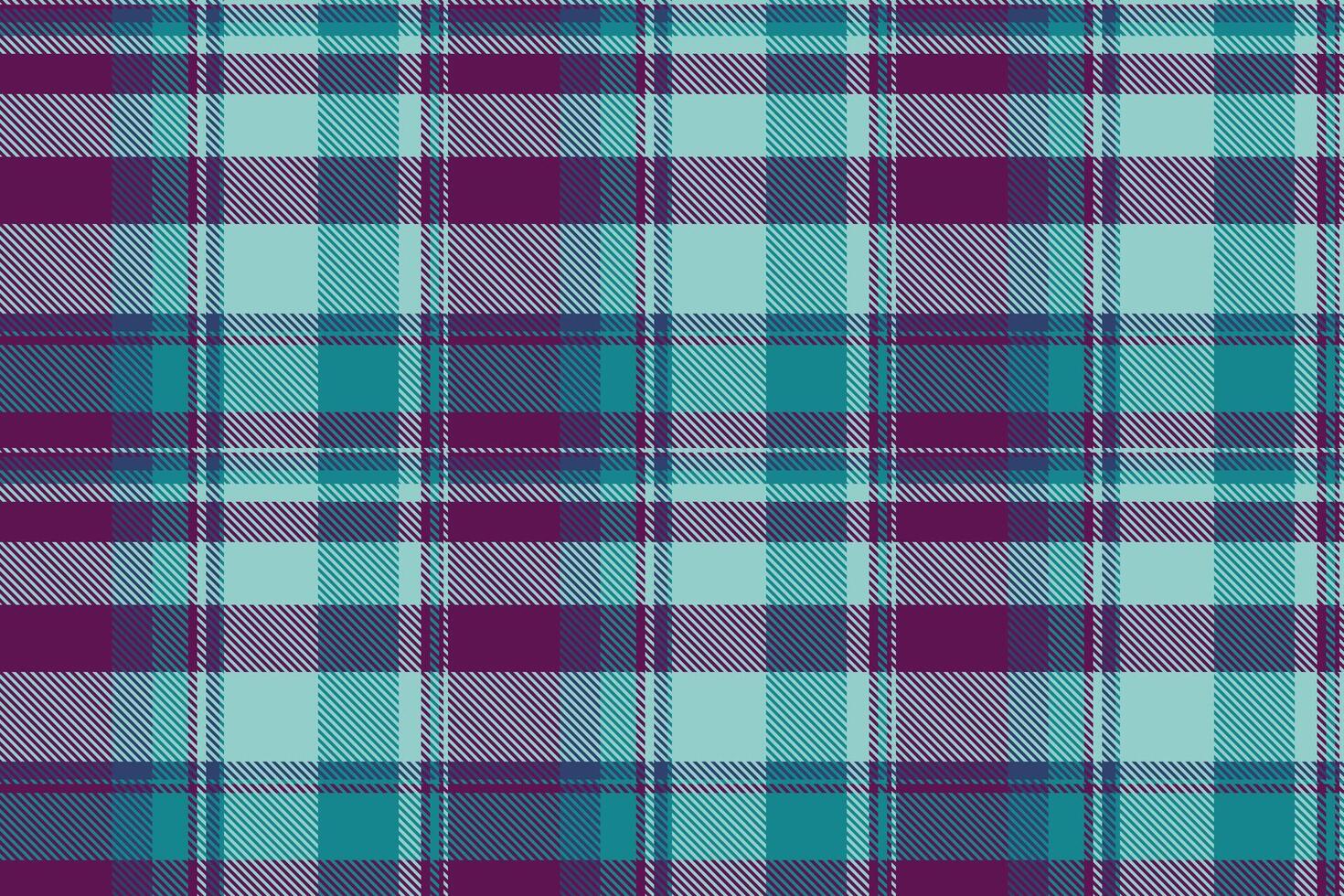 Adorable plaid background texture, neat seamless fabric. Best textile tartan check pattern in light and magenta colors. vector