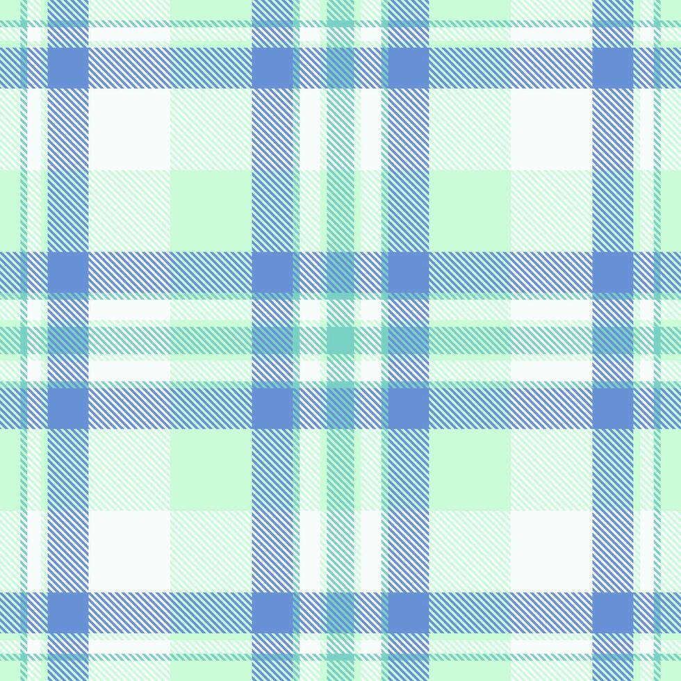 Pastel plaid pattern in soft blue and mint green. Perfect for textile design, wallpaper, or website backgrounds. Evokes feelings of serenity and freshness. Ideal for springsummer projects. vector