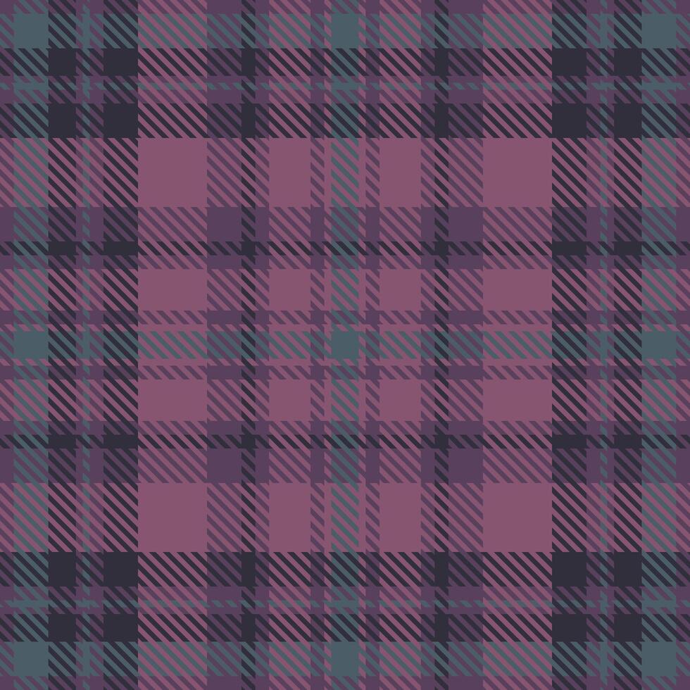 Sophisticated mauve and slate plaid pattern. Ideal for textile design, fashion, or website backgrounds. Evokes a feeling of classic elegance and understated style. vector