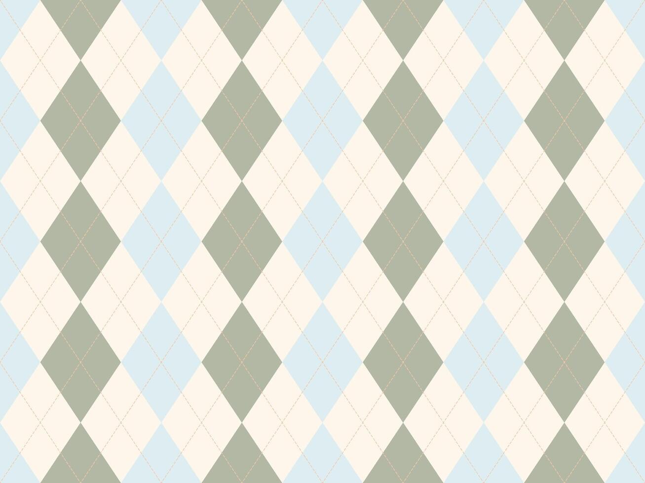 Elegant pastel argyle pattern background. Soft, subtle colors create a sophisticated yet playful mood. Ideal for websites, stationery, textiles, and more. vector
