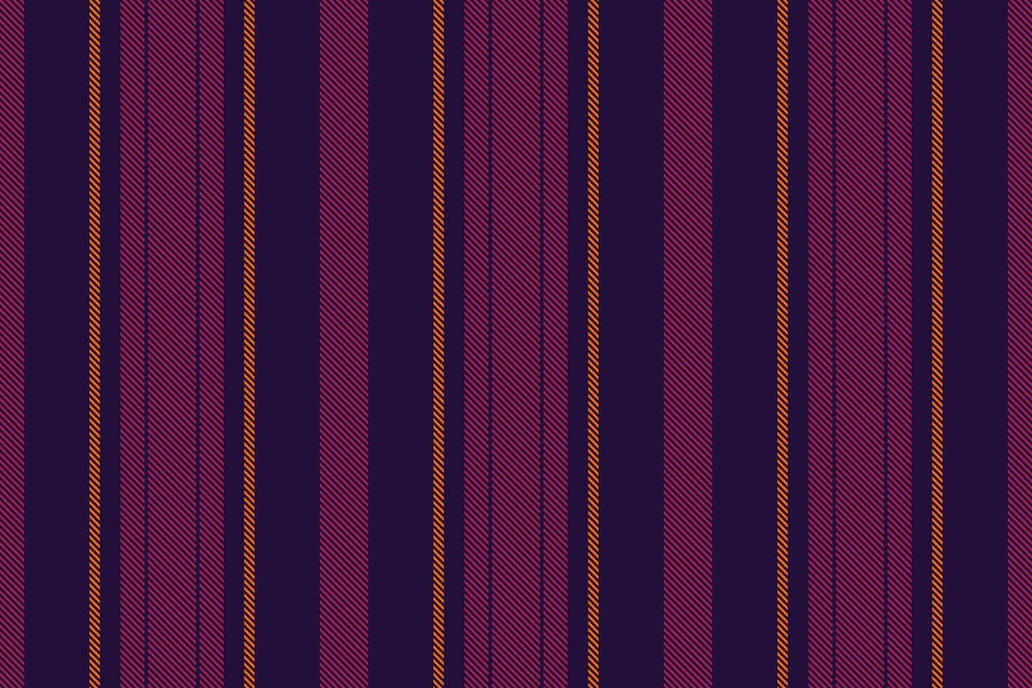 Scenery fabric seamless, fold stripe lines texture. Sallpaper pattern vertical background textile in dark and pink colors. vector