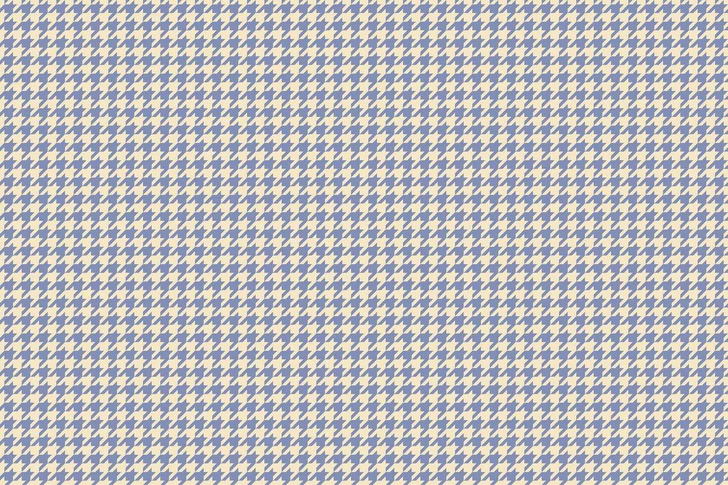 Elegant blue and cream houndstooth pattern. Perfect for textile design, fashion, or website backgrounds. This timeless classic offers a sophisticated and versatile texture. vector
