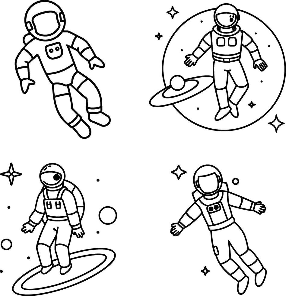 Meditation and Relaxation One Line Art for Coloring Page vector