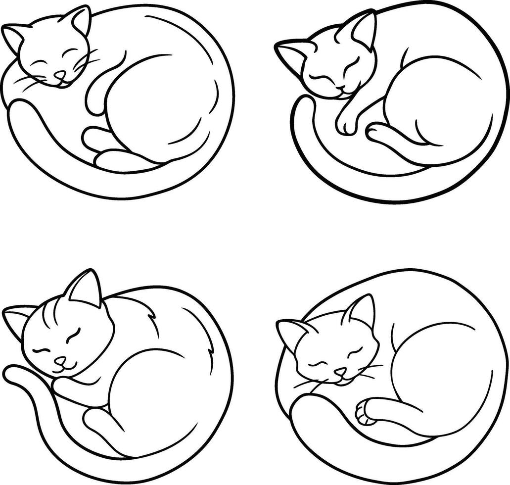 Fun for All Ages One Line Art Template for Coloring Page vector