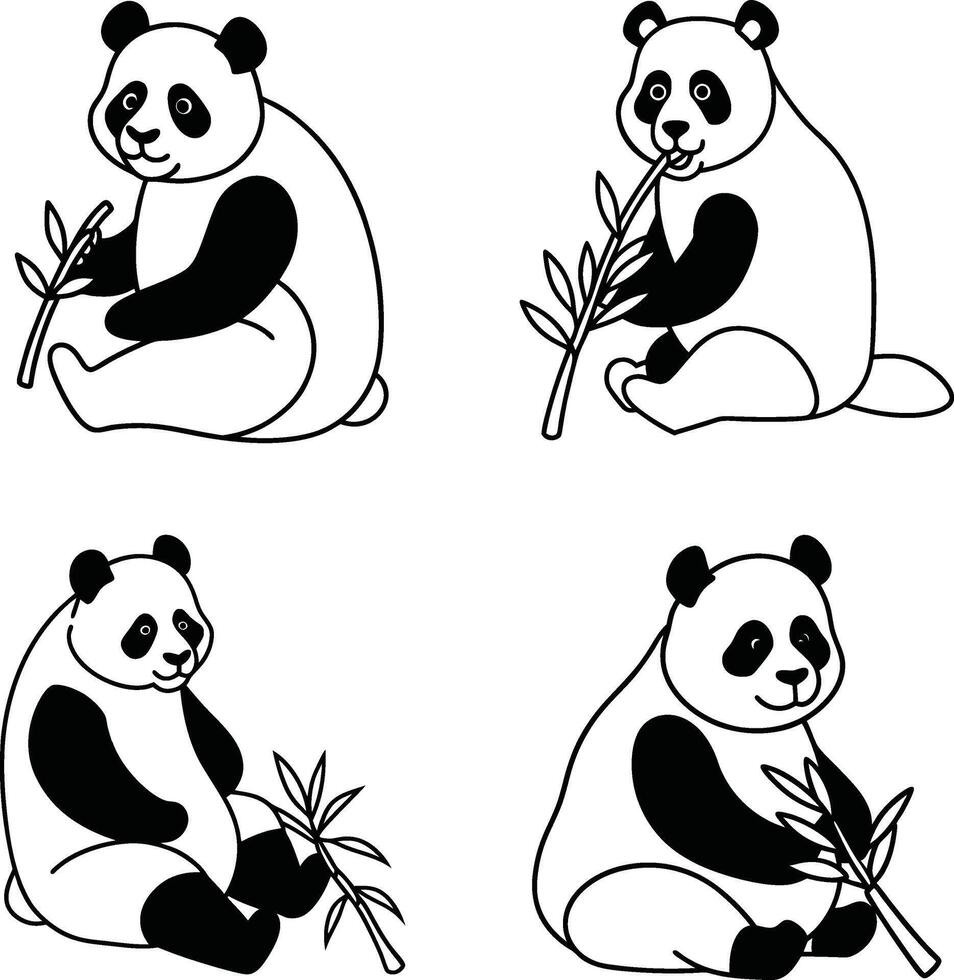 Meditation One Line Art Template for Coloring Page vector