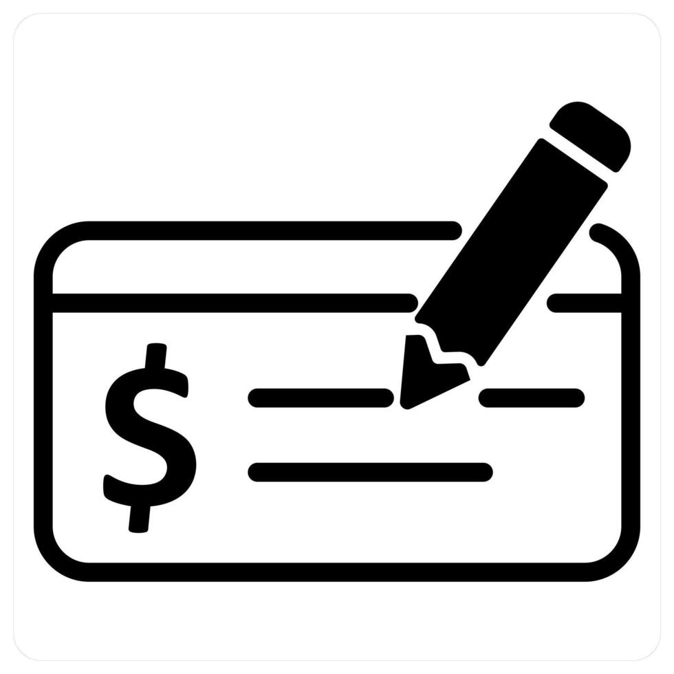 payment check and verify in black duo line vector