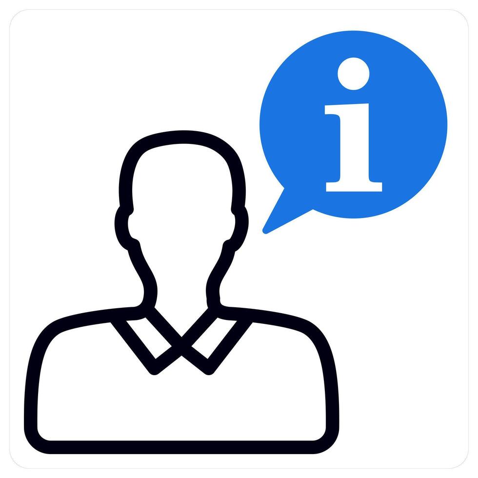 business instruction and training in blue duo line vector