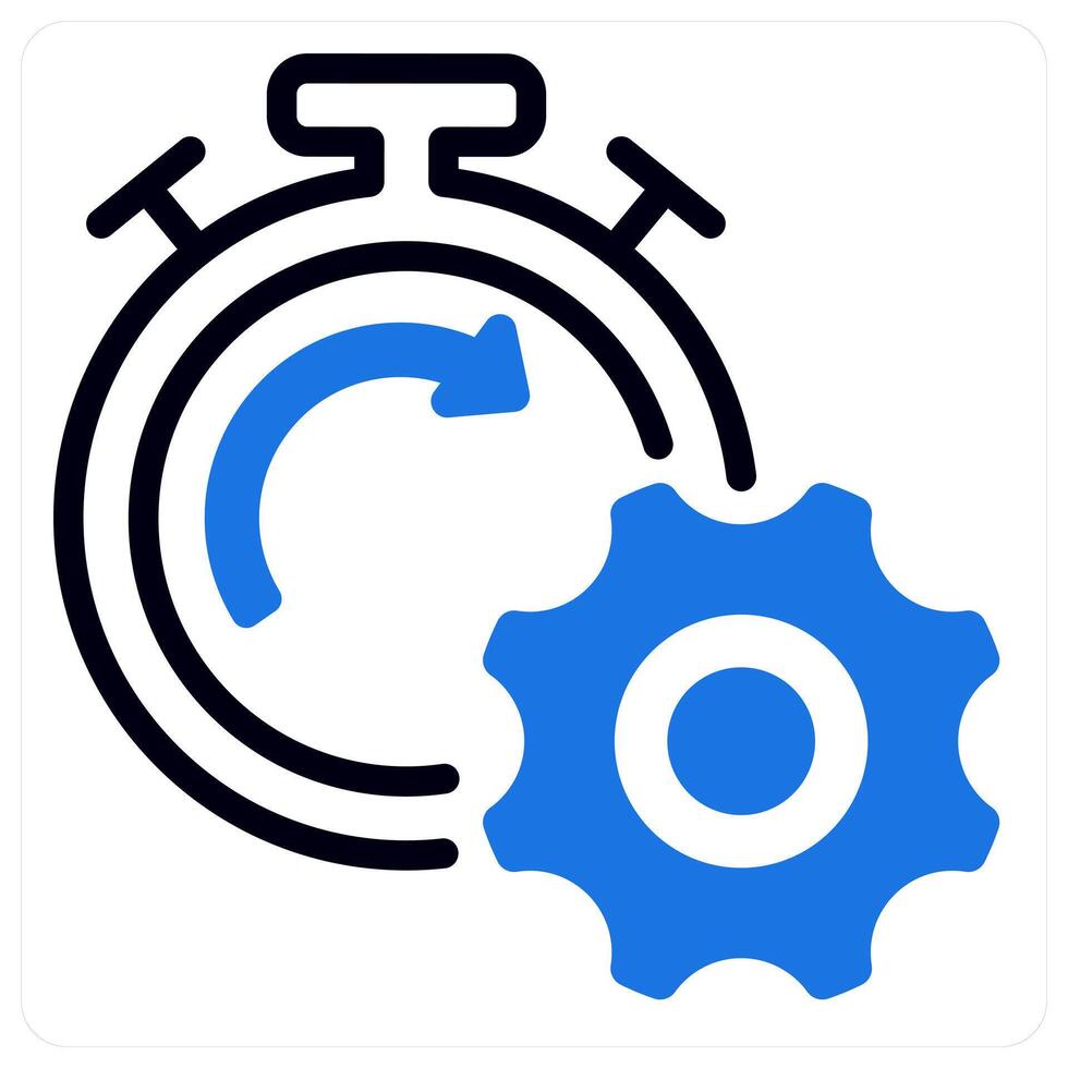 seo performance icon concept in blue vector