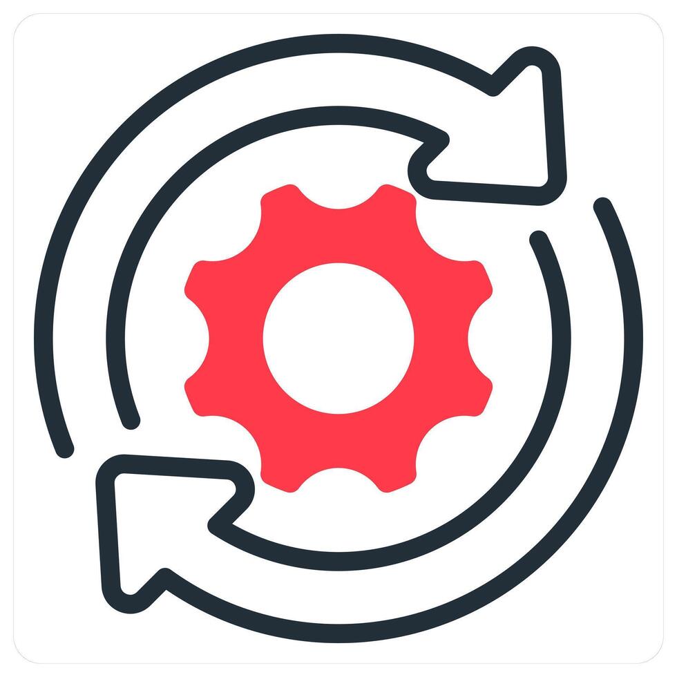 update icon concept in red vector