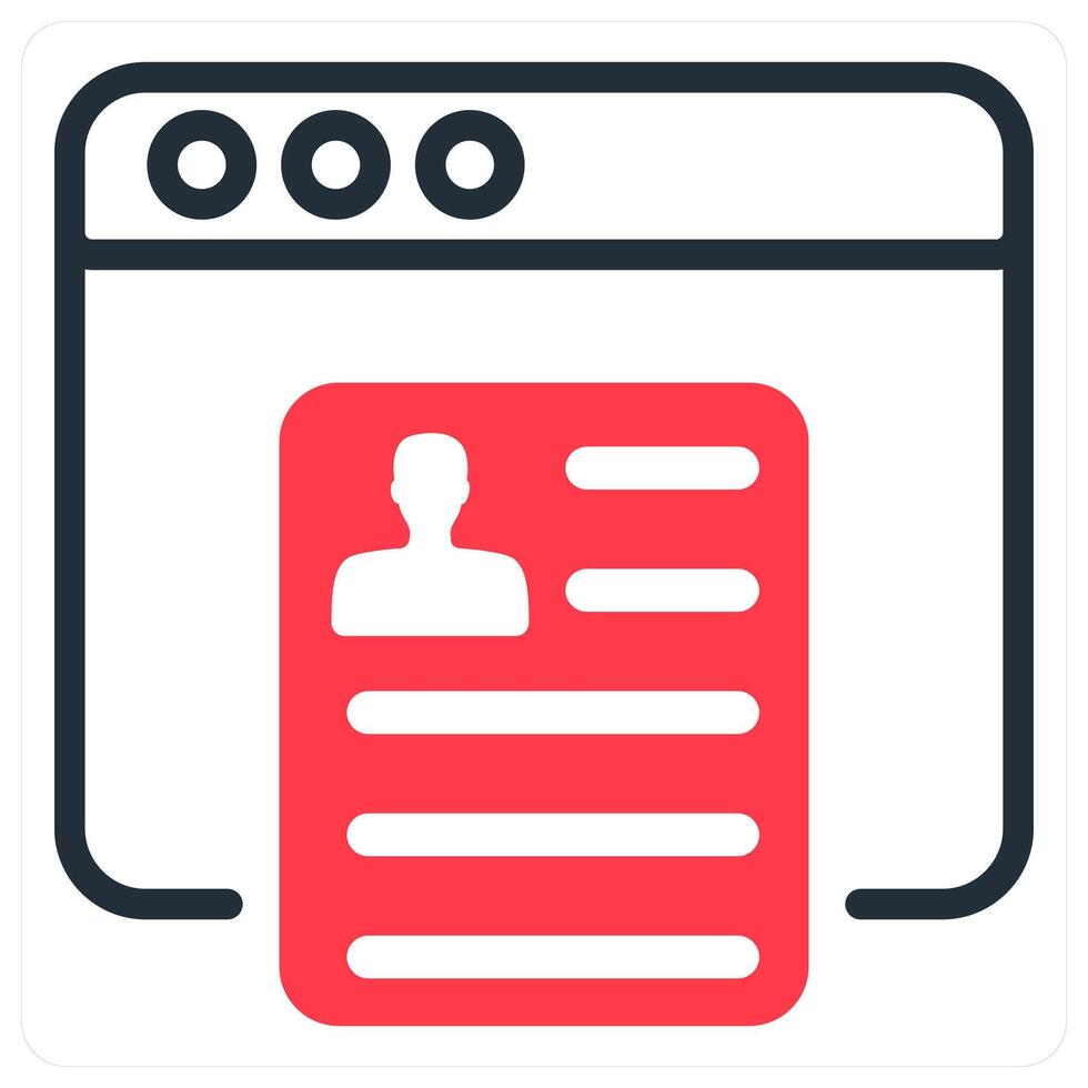 job apply and Application vector