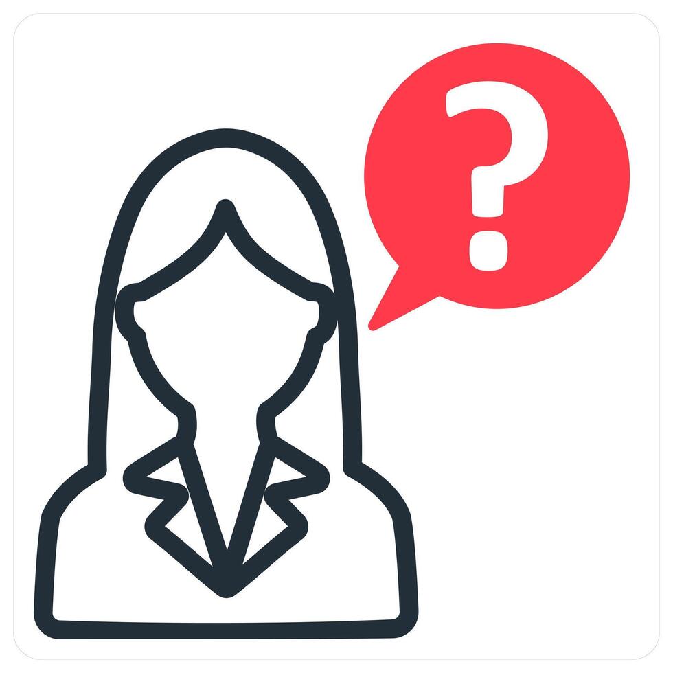 ask question and faq vector